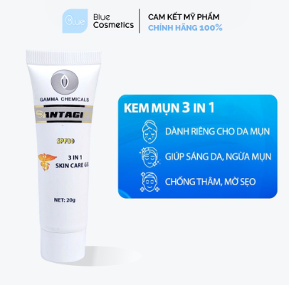 Kem Mụn SANTAGIFT - Gel Giúp Giảm Mụn Trứng Cá, Ngừa Thâm, Mờ Sẹo, Dưỡng Da Trắng sáng